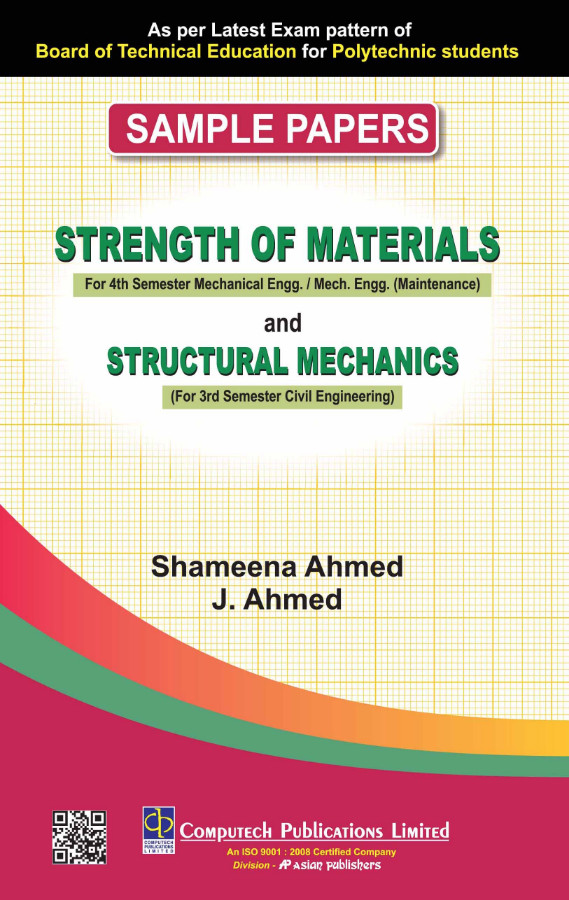 SAMPLE PAPER S.O.M. (4TH SEM.(MECH./MAINT.ENGG.) &amp; STRENTH MECH. (3RD SEM. CIVIL)
